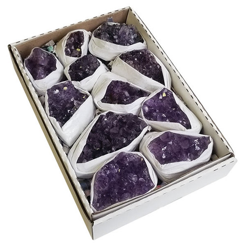 Boxed - Amethyst Clusters (1.3 kg) Boxed - Amethyst Clusters (1.3 kg)
