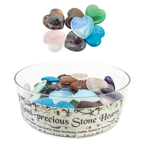 Mini Heart Display - Assorted 25 mm (48/display)