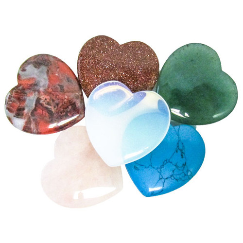 Mini Hearts - Assorted 35 mm (12)