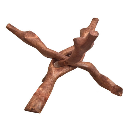 Wood Cobra Stands - 8 inch (3) Wood Cobra Stands - 8 inch (3)