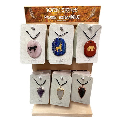 BACKORDER - Pendant Display - Totem and Arrowhead (24/Display) BACKORDER - Pendant Display - Totem and Arrowhead (24/Display)