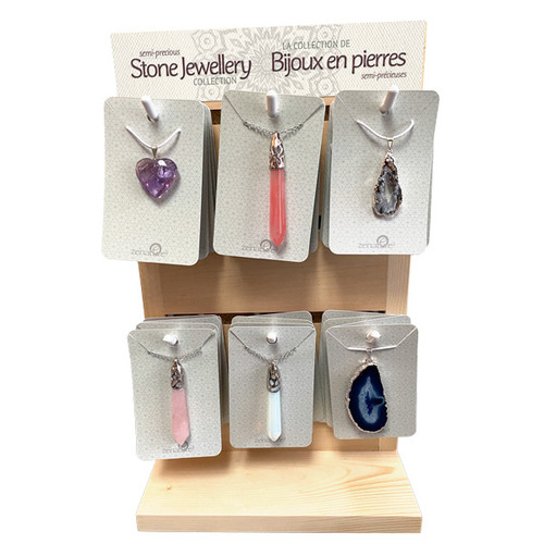 Pendant Display - Gemstone (24/Display)