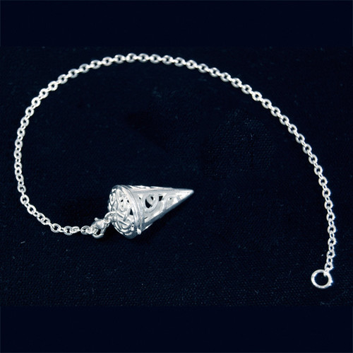 Filigree Cage Cone Pendulum - Empty