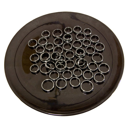 Hematite Black Rings - Large Only (12)