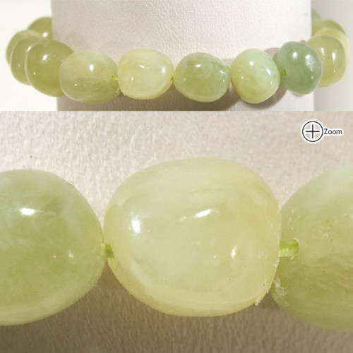 Gemstone Nugget Bracelets - New Jade (Serpentine) (3)