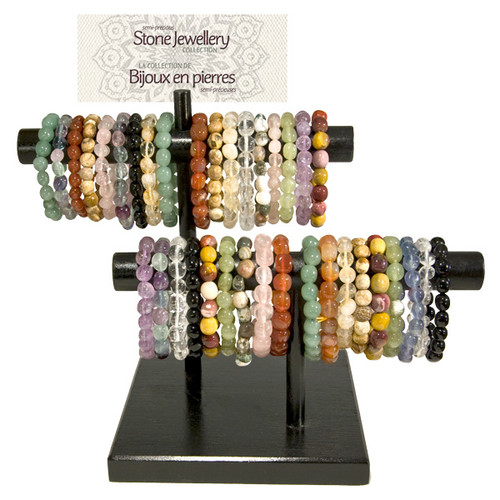 Bracelet Bar Display - Gemstone Nugget (39/Display) Bracelet Bar Display - Gemstone Nugget (39/Display)