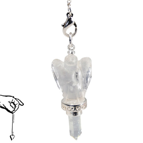 Angel Pendulum - Clear Quartz