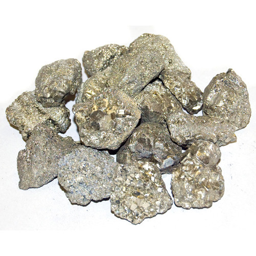 Pre-Bagged Rough Minerals - Pyrite Clusters  (11 lb)