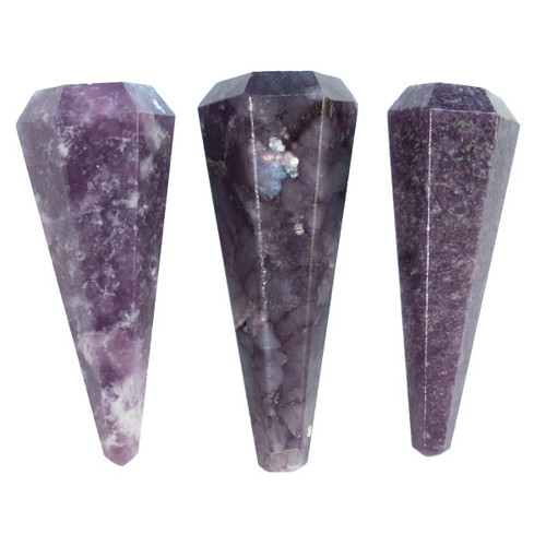 BACKORDER - Faceted Pendulum - Lepidolite