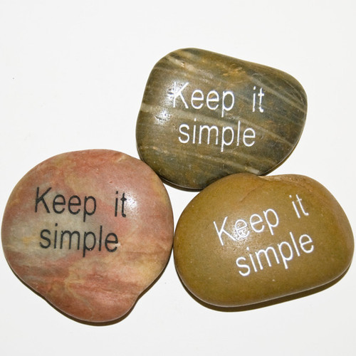 Inspiration Stones - Keep it simple (6)