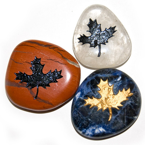 Canadiana Stones - Maple Leaf (12)