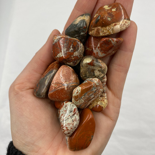 Tumbled Stone - Brecciated Jasper (1 lb) Tumbled Stone - Brecciated Jasper (1 lb)
