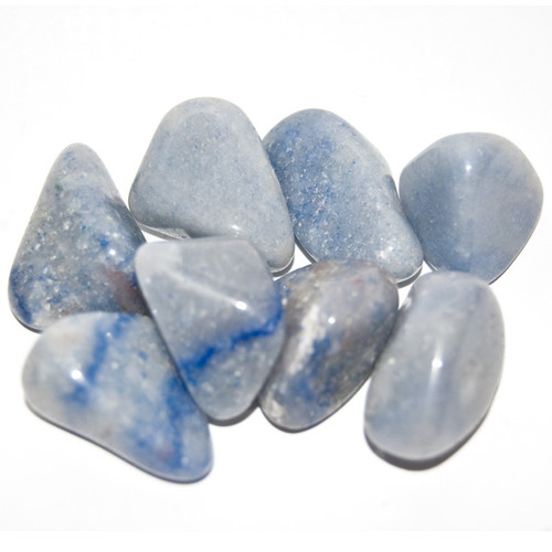 Tumbled Stone - Blue Quartz (1 lb) Tumbled Stone - Blue Quartz (1 lb)
