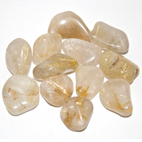 Tumbled Stone - Rutilated Quartz (1 lb)