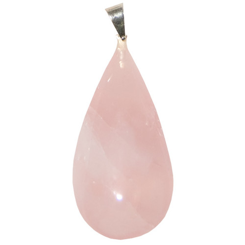 Teardrop Pendant - Rose Quartz