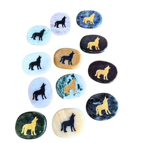 Totem Birth Stones - Wolf / Pisces (6) Totem Birth Stones - Wolf / Pisces (6)
