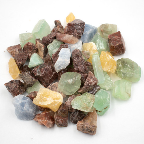 Pre-Bagged Rough Minerals - Assorted Calcite M (1 lb)