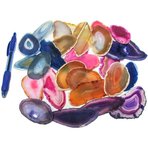 Bin Sized - Agate Slabs (Size 1) (28 pcs)