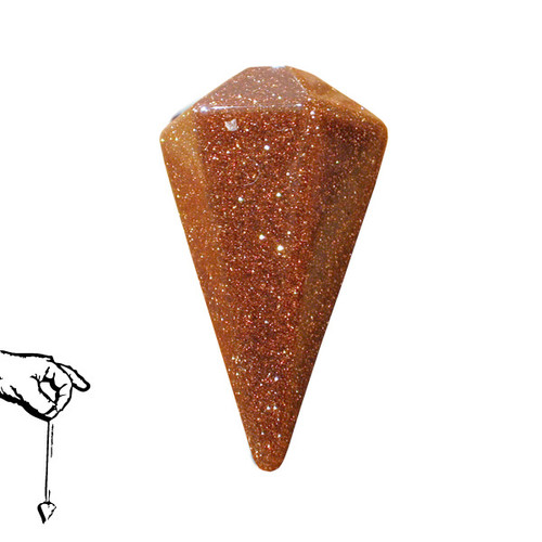 BACKORDER - Faceted Pendulum - Goldstone