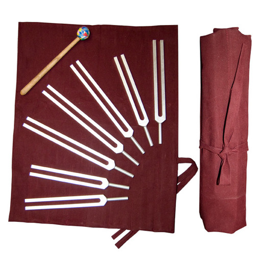 Tuning Fork Set - Chakra - 7 pieces