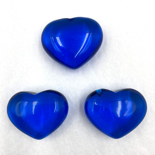 Puffy Heart Stones - Dark Blue Obsidian (6) Puffy Heart Stones - Dark Blue Obsidian (6)