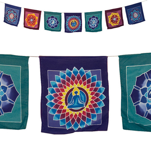 Lotus Mandala Flags