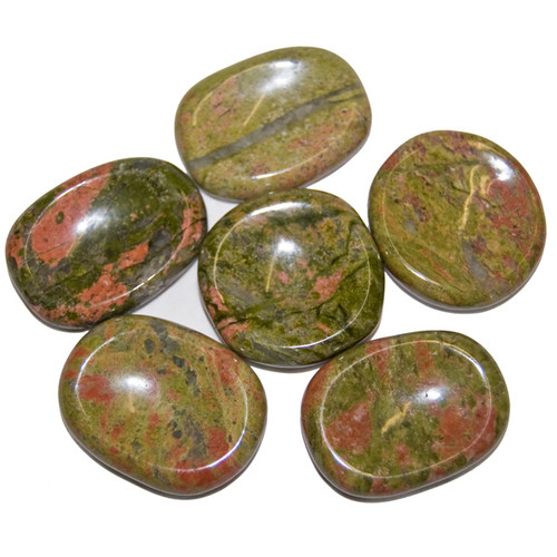 Thumbstones - Unakite (6) Thumbstones - Unakite (6)