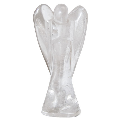 BACKORDER - Large Angel Figurine - Clear Quartz (50 mm)