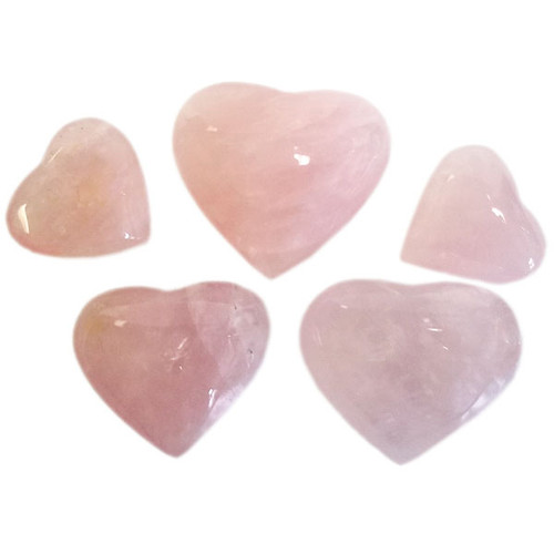 Specialty Puffy Heart - Rose Quartz Specialty Puffy Heart - Rose Quartz