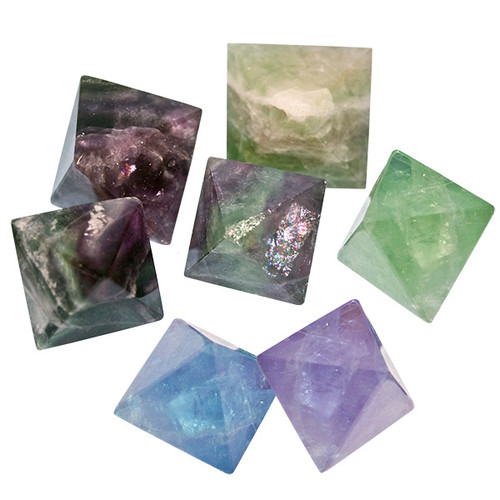 Fluorite Octahedrons - Polished (4)
