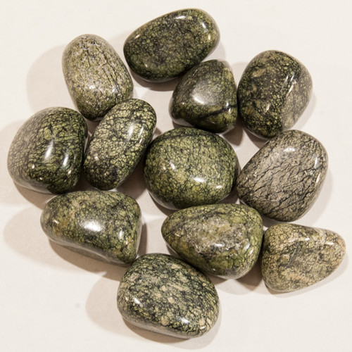 Tumbled Stone - Green Snakeskin Jasper (1 lb)