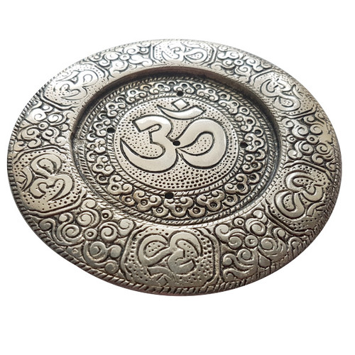 Metal Incense Holders - Om