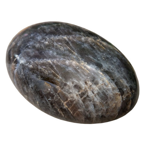 Palm Stone - Black Moonstone (Medium)