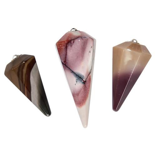 Faceted Pendulum - Mookaite Faceted Pendulum - Mookaite