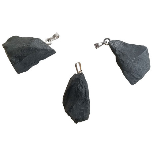 Shungite Pendant - Rough
