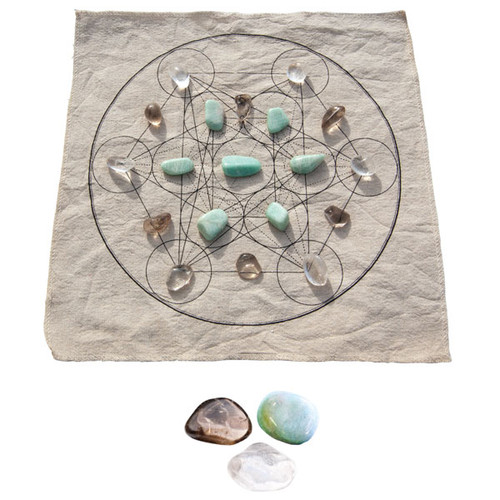 Crystal Grid Kit - Metatrons Cube - Healing
