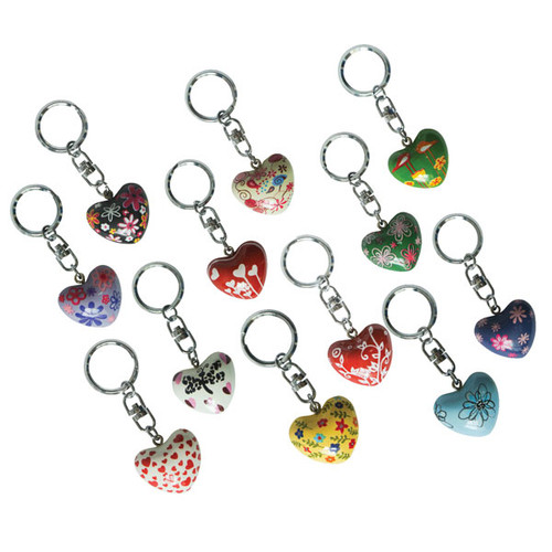 Harmony Heart Keychain - Assorted (12)