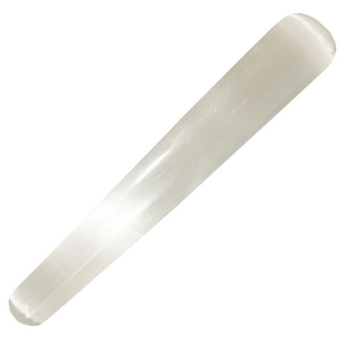 Wand - Selenite Tapered Round Wand - Selenite Tapered Round