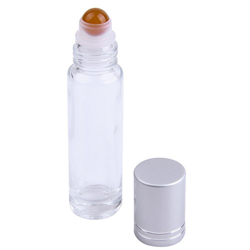 Essential Oil Roller Bottle - Carnelian Sphere
