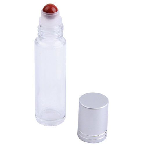 Essential Oil Roller Bottle - Red Jasper Sphere Essential Oil Roller Bottle - Red Jasper Sphere
