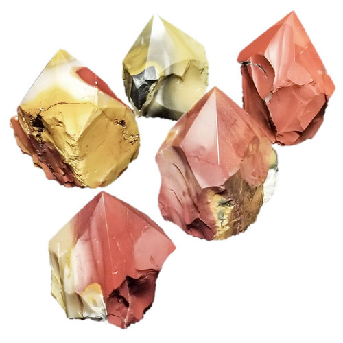 Cut Base Top Polish Point - Mookaite