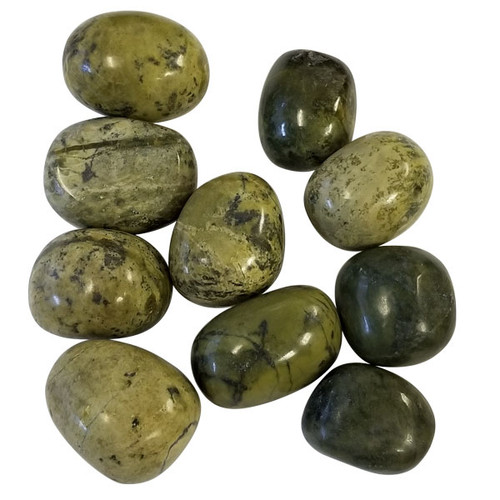 Tumbled Stone - Serpentine / Antigorite Peru (1 lb) Tumbled Stone - Serpentine / Antigorite Peru (1 lb)