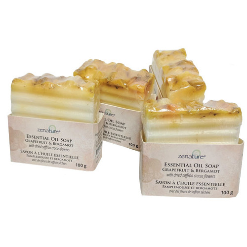 Zenature Essential Oil Soap - Grapefruit Bergamot (4)
