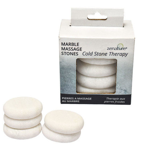 BACKORDER - Massage Stone Therapy Set - Cold Stone Marble