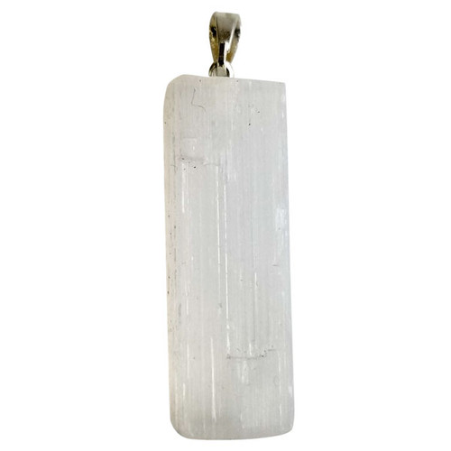 Selenite Slice Pendant