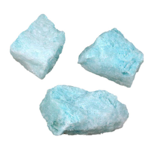 Pre-Bagged Rough Minerals - Blue Aragonite M (1 lb)