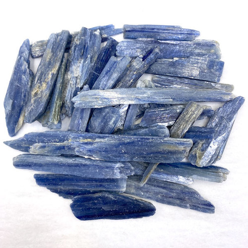 Pre-Bagged Rough Minerals - Blue Kyanite Blades M/L (1 lb)