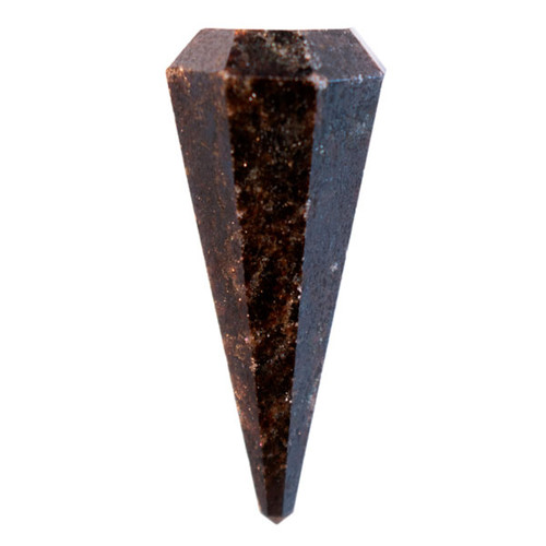 Faceted Pendulum - Garnet