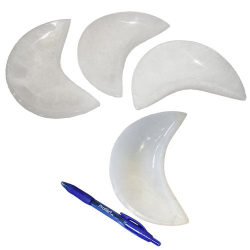 Selenite Bowl - Moon (14 cm)