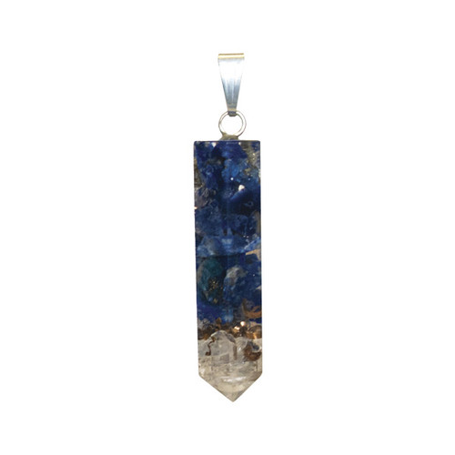 Orgone Generator Pendant - Lapis Lazuli Point
